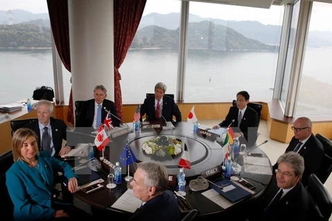Ngoại trưởng các nước G7. (Nguồn: AFP/TTXVN)