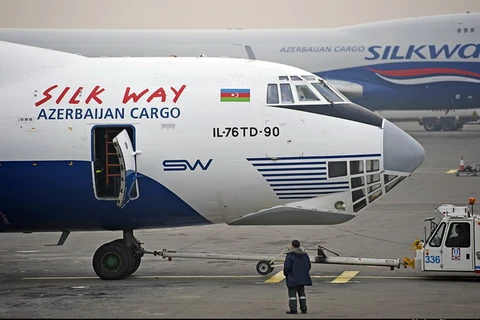 Một máy bay chở hàng của hãng hàng không Silk Way. (Nguồn: airplane-pictures.net)