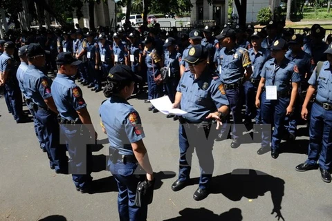 Cảnh sát Philippines. (Nguồn: AFP/TTXVN) 