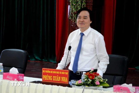  Bộ trưởng Bộ Giáo dục và Đào tạo Phùng Xuân Nhạ. (Nguồn: TTXVN) 