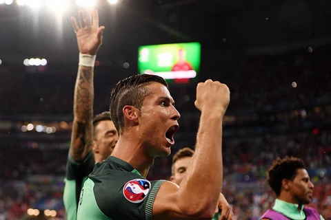 Ronaldo góp công lớn giúp Bồ Đào Nha vào chung kết. (Nguồn: Getty Images)
