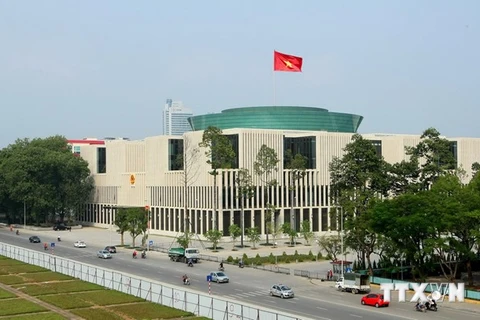Nhà Quốc hội và Hội trường Ba Đình mới. (Ảnh: Phạm Kiên/TTXVN)