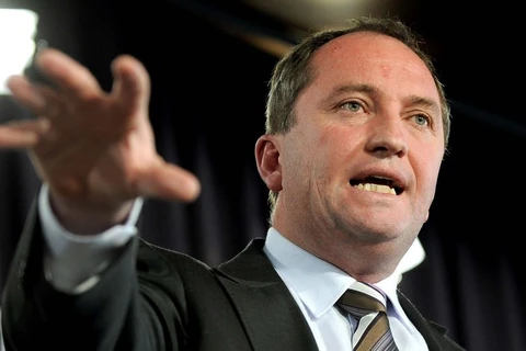 Phó Thủ tướng Australia Barnaby Joyce. (Nguồn: AFP)