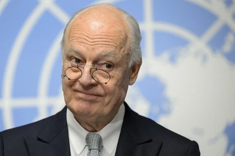 Đặc phái viên Tổng Thư ký Liên hợp quốc về Syria, ông Staffan de Mistura. (Nguồn: AFP)