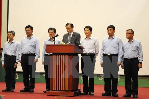 Công ty TNHH Gang thép Hưng Nghiệp Formosa Hà Tĩnh chính thức thừa nhận gây ra sự cố môi trường biển tại 4 tỉnh miền Trung. (Nguồn: TTXVN)