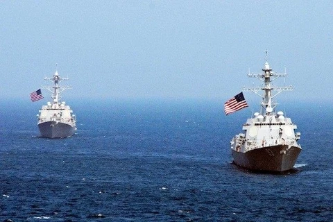 Tàu hải quân Mỹ. (Nguồn: Getty Images)