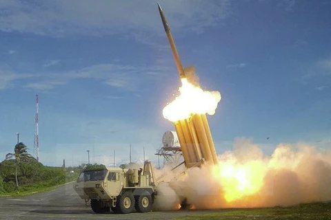 Hệ thống tên lửa đánh chặn tầm cao giai đoạn cuối (THAAD). (Nguồn: Reuters/TTXVN)