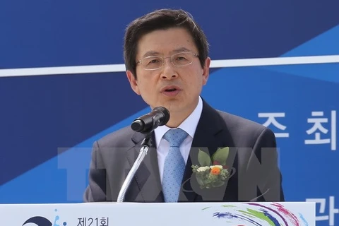 Thủ tướng Hàn Quốc Hwang Kyo-ahn. (Nguồn: Yonhap/TTXVN)