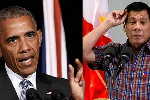 Tổng thống Barack Obama và Tổng thống Philippines Rodrigo Duterte. (Nguồn: AP) 