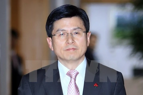 Thủ tướng Hàn Quốc Hwang Kyo-ahn. (Nguồn: Yonhap/TTXVN)