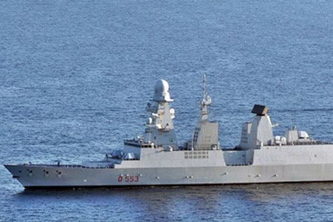 Tàu khu trục của Hải quân Italy.(Nguồn: Press TV)