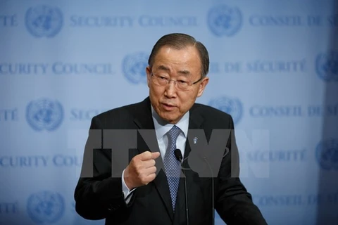 Tổng Thư ký Liên hợp quốc Ban Ki-moon. (Nguồn: AFP/TTXVN)