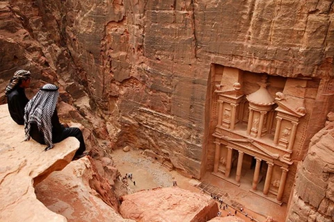 Thành phố cổ Petra huyền thoại, được công nhận là Di sản Thế giới vào năm 1985 và là 1 trong số 7 kỳ quan mới của thế giới năm 2007. (Nguồn: NatGeo)