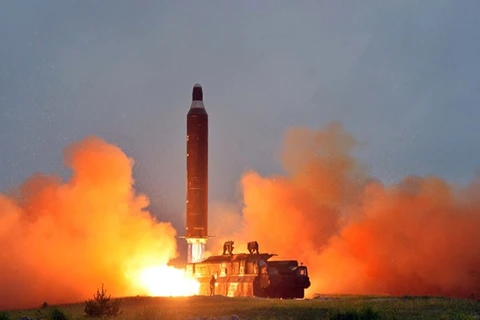 Triều Tiên đã nhiều lần bắn thử tên lửa, gồm các quả tên lửa đạn đạo tầm trung Musudan. (Nguồn: KoreaTimes)