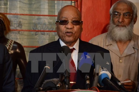 Tổng thống Nam Phi Jacob Zuma. (Nguồn: AFP/TTXVN) 