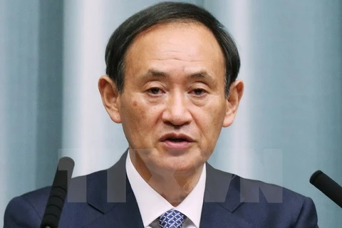 Chánh văn phòng nội các Nhật Bản Yoshihide Suga. (Nguồn: AFP/TTXVN)