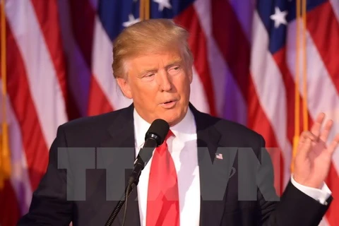 Tổng thống mới đắc cử Donald Trump. (Nguồn: AFP/TTXVN)