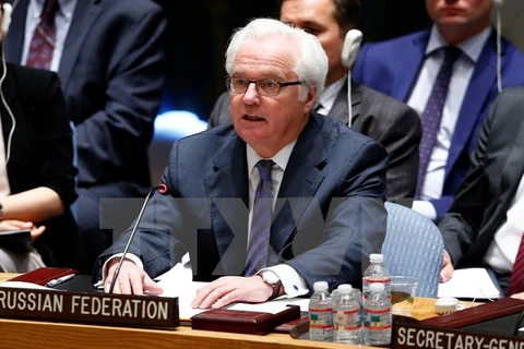 Đại sứ Nga tại Liên hợp quốc Vitaly Churkin. (Nguồn: EPA/TTXVN)