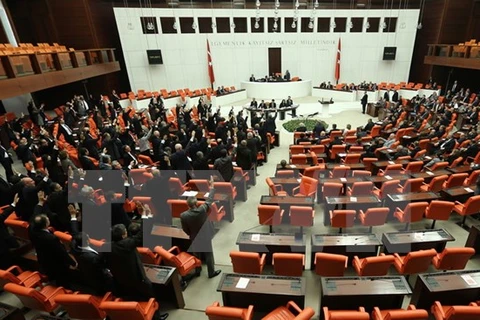 Toàn cảnh một phiên họp tại quốc hội Thổ Nhĩ Kỳ. (Nguồn: AFP/TTXVN)