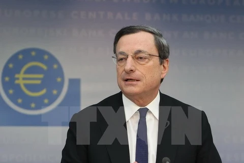 Chủ tịch Ngân hàng Trung ương châu Âu (ECB) Mario Draghi. (Ảnh: AFP/TTXVN)