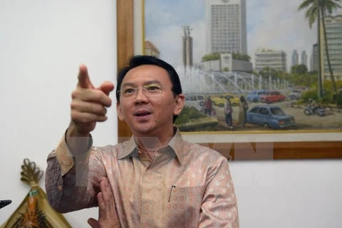 Thị trưởng thành phố Jakarta Basuki Tjahaja Purnama. (Nguồn: AFP/TTXVN)