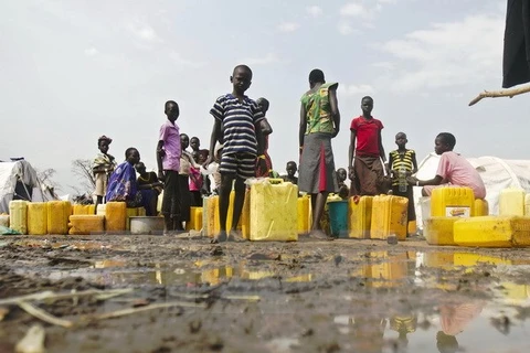 Người tị nạn Nam Sudan tại Uganda. (Nguồn: AFP/TTXVN