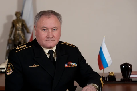 Tư lệnh hải quân Nga Vladimir Korolev. (Nguồn: milportal.ru)