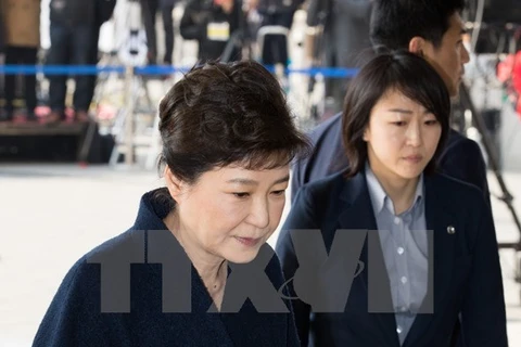 Cựu Tổng thống Hàn Quốc Park Geun-hye. (Nguồn: THX/TTXVN)