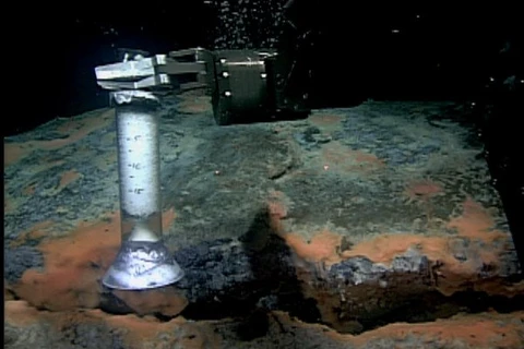 Khai thác methane hydrate dưới đáy đại dương. Ảnh minh họa. (Nguồn: soundwaves.usgs.gov)