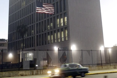 Đại sứ quán Mỹ tại thủ đô La Habana, Cuba. (Nguồn: EPA/TTXVN)