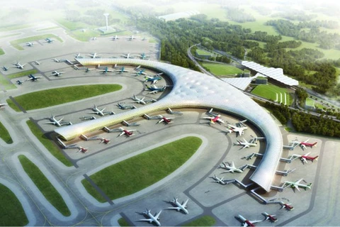 Một mẫu thiết kế sân bay Long Thành. (Nguồn: ACV)