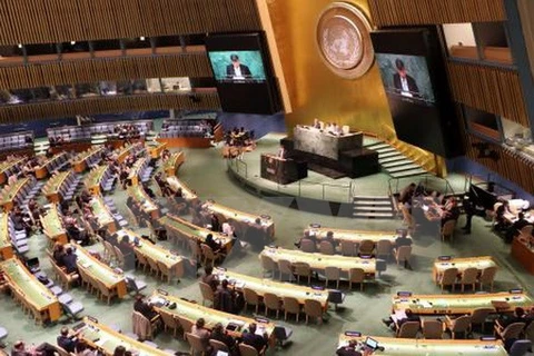 Một phiên họp của Liên hợp quốc. (Nguồn: Kyodo/TTXVN)