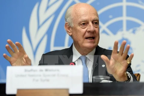 Đặc phái viên của Liên hợp quốc tại Syria, ông Staffan de Mistura. (Nguồn: EPA/TTXVN)