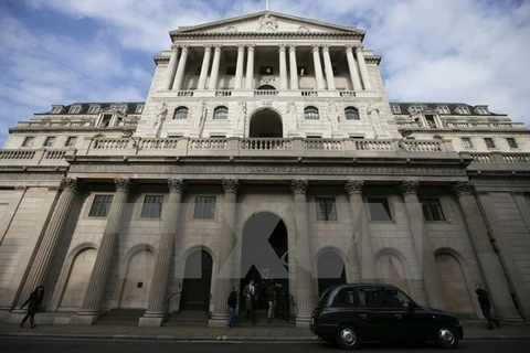 Ngân hàng Trung ương Anh ở London. (Nguồn: AFP/TTXVN)