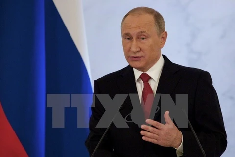 Tổng thống Nga Vladimir Putin. (Nguồn: AP/TTXVN)