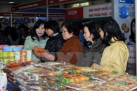 Một gian hàng tại Hội chợ hàng Thái Lan ở Thành phố Hồ Chí Minh. (Nguồn: TTXVN)