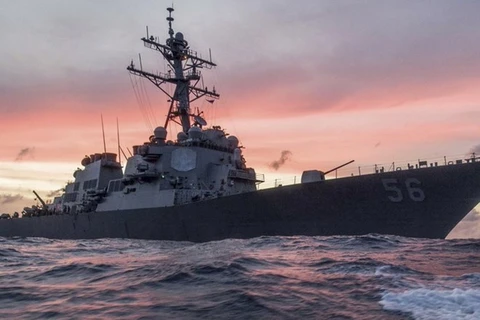 Tàu khu trục tên lửa USS John S.McCain. (Nguồn foxnews.com)