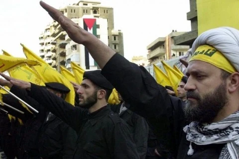 Các thành viên phong trào Hồi giáo vũ trang Hezbollah. (Nguồn: yalibnan.com)