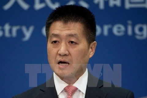 Người phát ngôn Bộ Ngoại giao Trung Quốc Lục Khảng. (Nguồn: AFP/TTXVN)