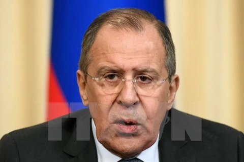 Ngoại trưởng Nga Sergei Lavrov.(Nguồn: AFP/TTXVN)