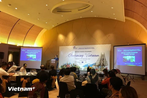 Quang cảnh chương trình Roadshow quảng bá du lịch Việt Nam. (Ảnh: Đỗ Quyên/Vietnam+)