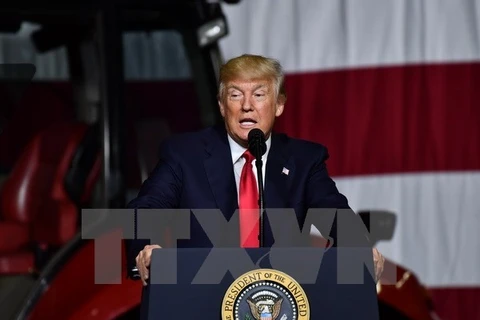 Tổng thống Mỹ Donald Trump. (Ảnh: AFP/TTXVN)