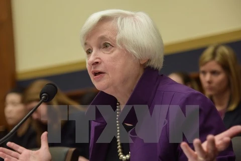 Chủ tịch Cục Dự trữ Liên bang Mỹ Janet Yellen. (Nguồn: THX/TTXVN)