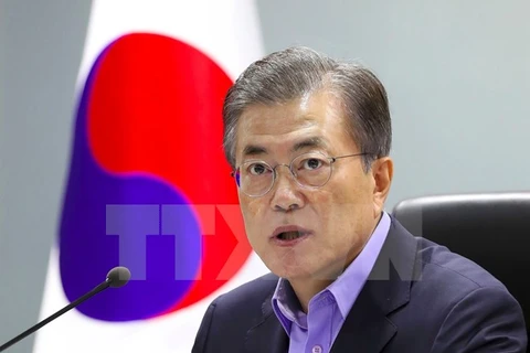 Tổng thống Hàn Quốc Moon Jae-in. (Nguồn: CNN)