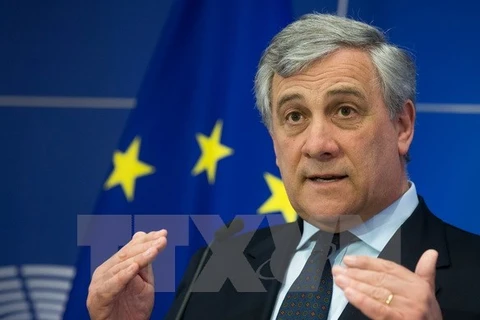 Chủ tịch Nghị viện châu Âu Antonio Tajani. (Nguồn: THX/TTXVN)