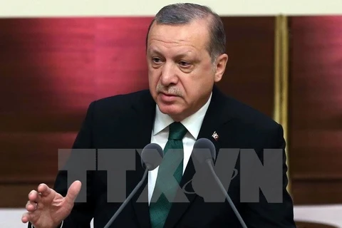 Tổng thống Thổ Nhĩ Kỳ Tayyip Erdogan. (Nguồn: AFP/TTXVN)
