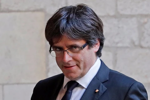 Cựu Thủ hiến Catalonia Carles Puidgemont. (Nguồn: Reuters)