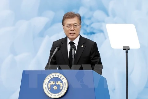 Tổng thống Hàn Quốc Moon Jae-in. (Ảnh: EPA/TTXVN)