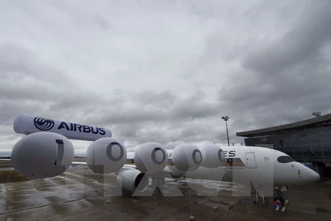 Máy bay của Tập đoàn Airbus. (Nguồn: AFP/TTXVN)