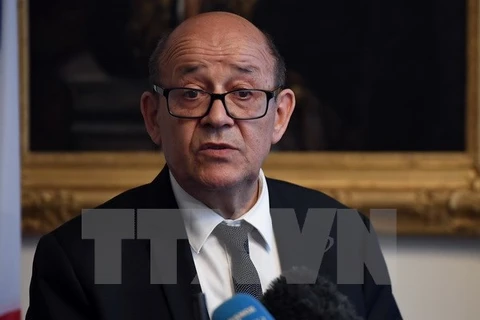 Ngoại trưởng Pháp Jean-Yves Le Drian. (Ảnh: AFP/TTXVN)